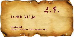 Ludik Vilja névjegykártya